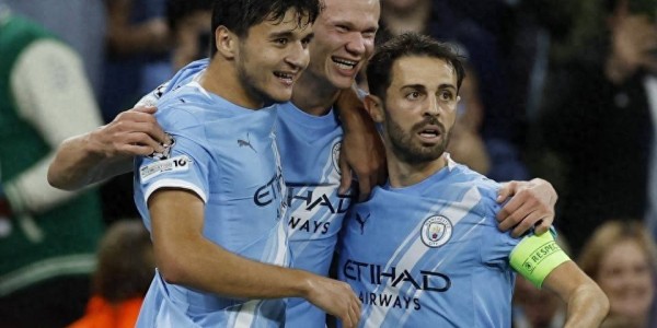 最近3场打入8球！哈兰德又起飞了，助力曼城2-0完胜那不勒斯