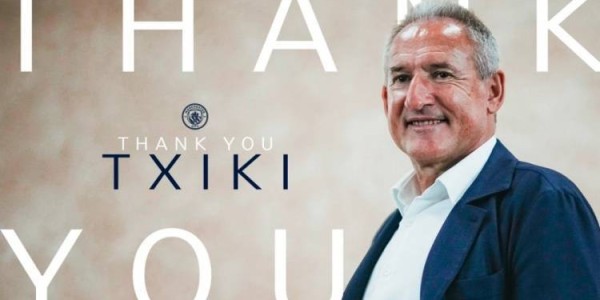 曼城官方：足球总监贝吉里斯坦正式离任，将在曼市德比向他致敬